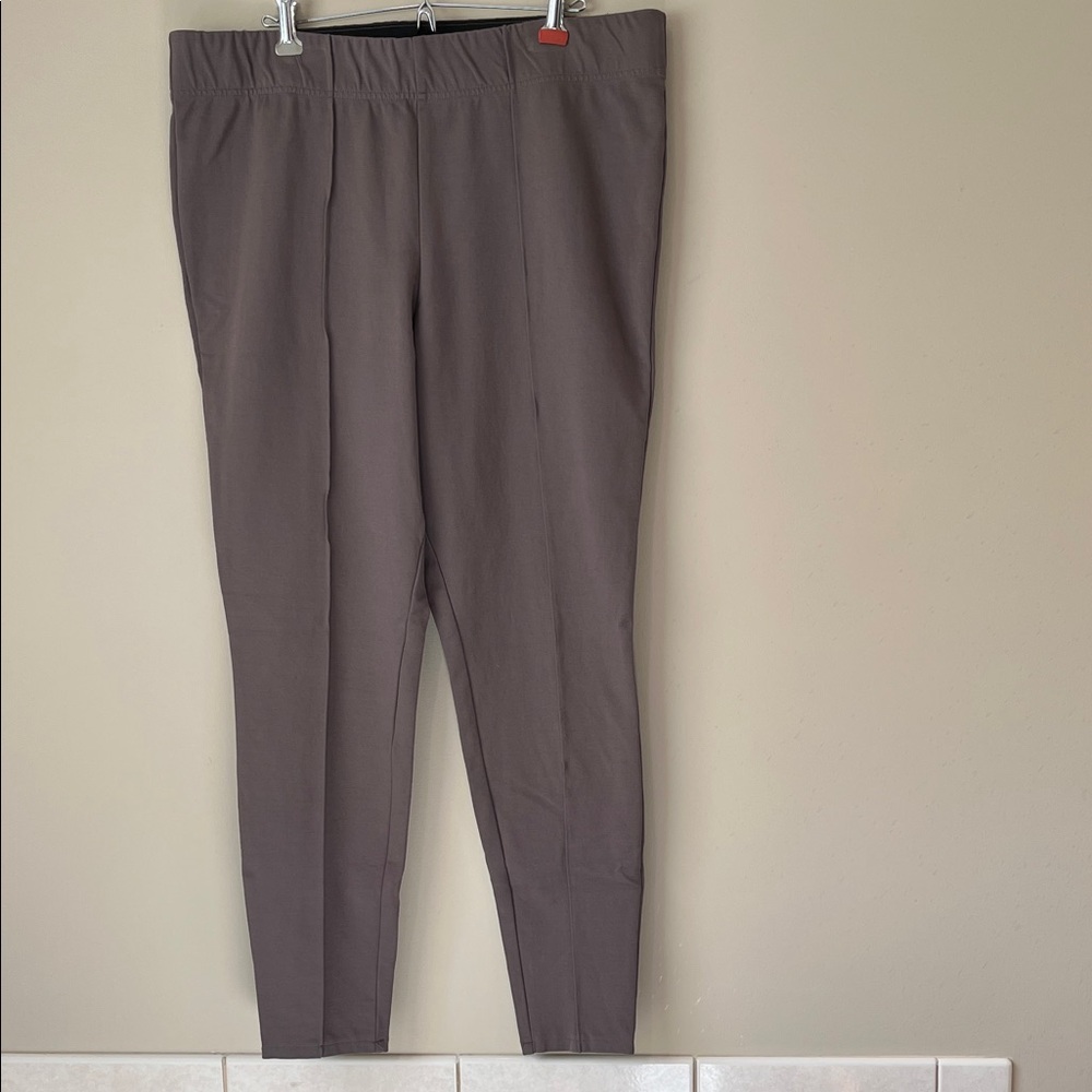 Ava & Viv Women's Gray Skinny Knit Pants